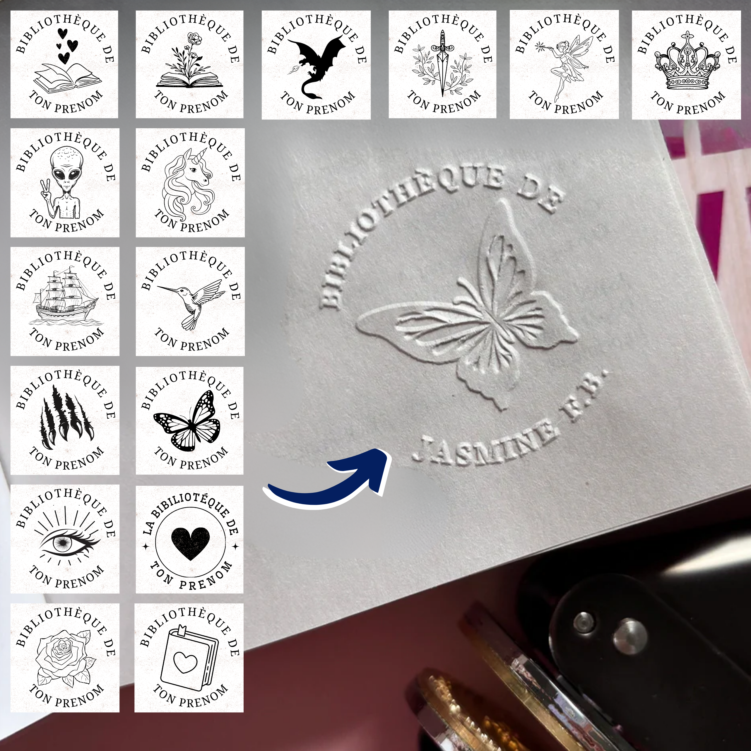 Clips pour Embosseur